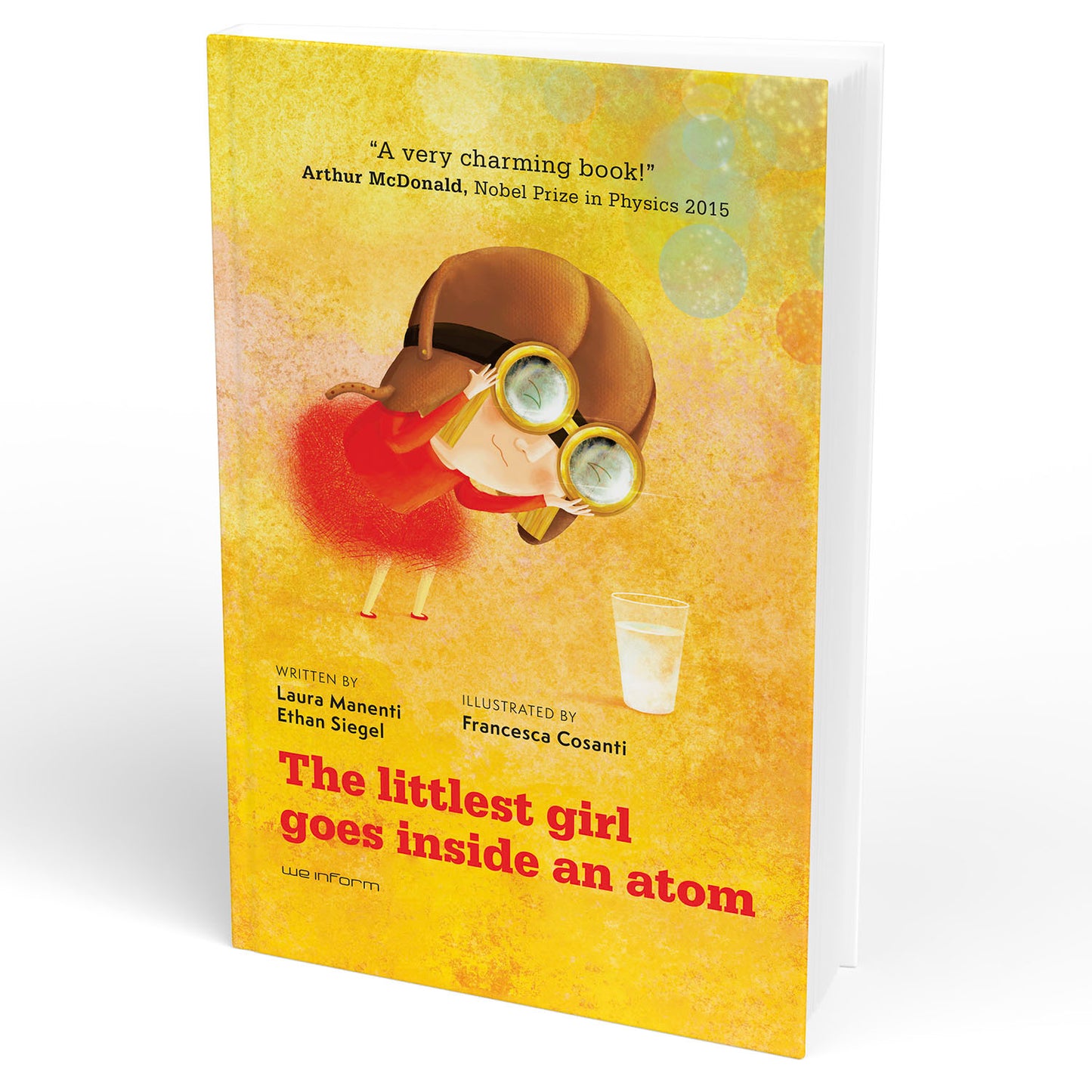 The littlest girl goes inside an atom